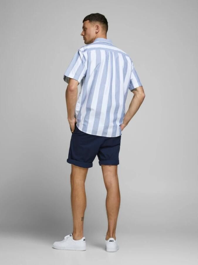 JACK & JONES PANTS STUDIO regular fit chino short JPSTBOWIE navy blazer - Foto 7