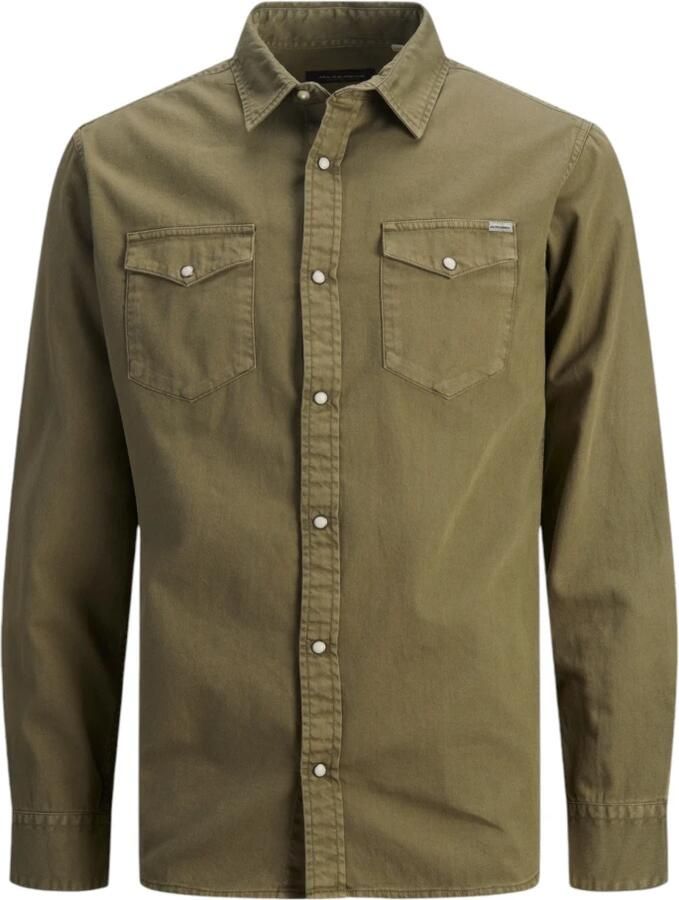 Jack & Jones Jeans overhemd JJESHERIDAN in workwear-stijl met robuuste katoenkwaliteit - Foto 5