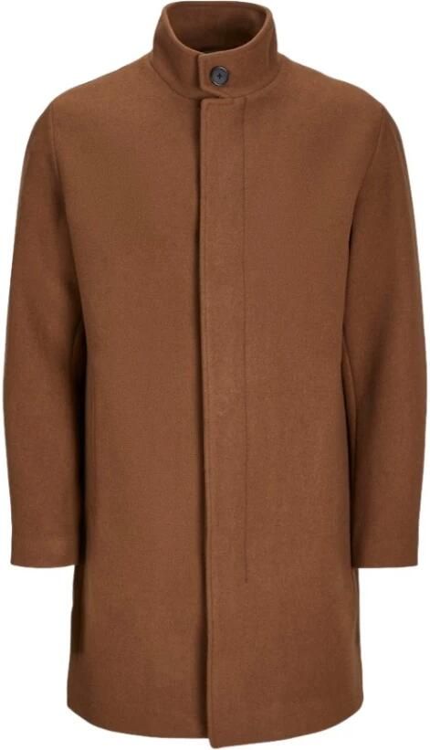 Jack & Jones Premium Lange jas van wolmix model 'WILSON'