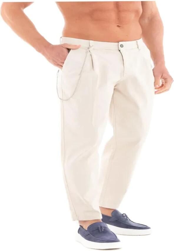 Jack & jones Moderne Comfortabele Herenbroek Beige Heren