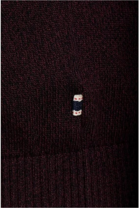 Jack & jones Heren Gebreide Kleding Bordeaux Ronde Hals Lange Mouw Red Heren - Foto 3