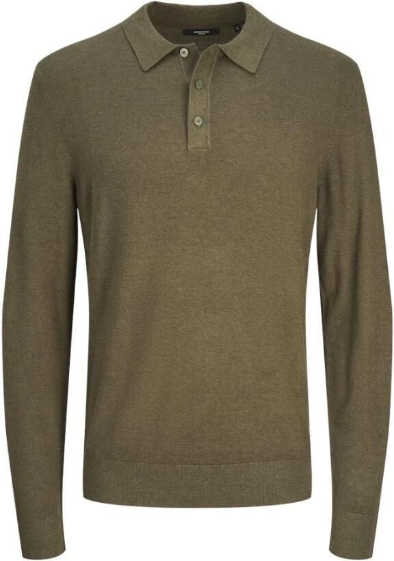 Jack & jones Trui Jack & Jones 12259650 WILLIAM POLO-PEAT MELANGE
