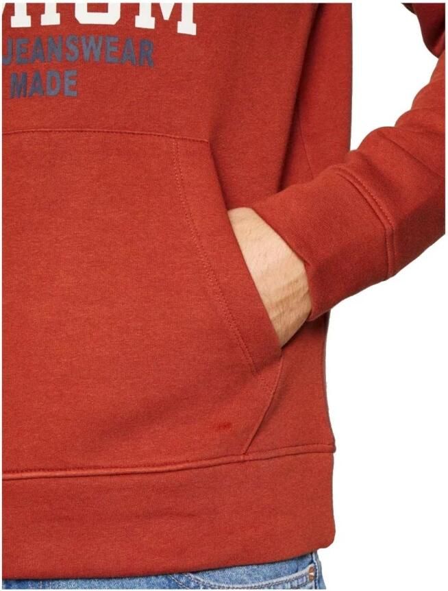 Jack & jones Rode Logo Hoodie Booster Red Heren