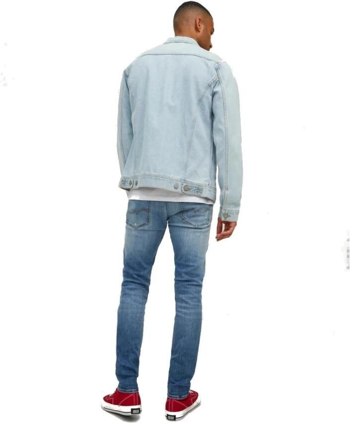 JACK & JONES JEANS INTELLIGENCE skinny jeans JJILIAM blauw - Foto 2