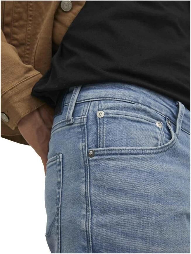 JACK & JONES JEANS INTELLIGENCE slim fit jeans JJIGLENN blue denim - Foto 2