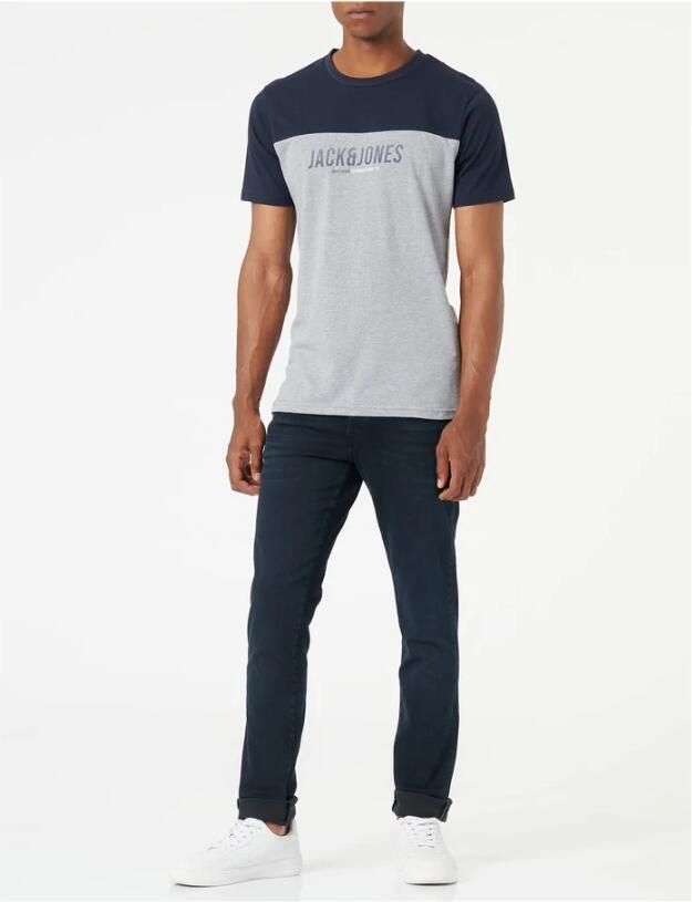 JACK & JONES JEANS INTELLIGENCE slim fit jeans JJIGLENN JJICON 556 blue denim - Foto 5