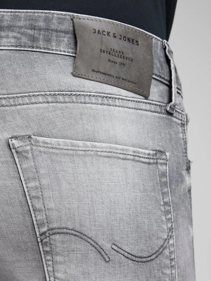 JACK & JONES JEANS INTELLIGENCE slim fit jeans JJIGLENN JJICON grey denim - Foto 6