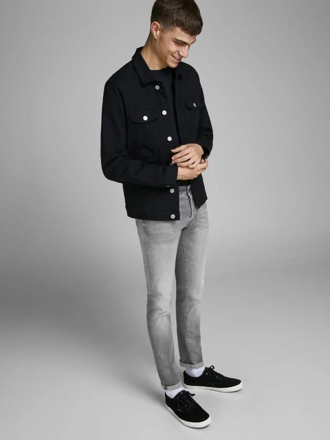 JACK & JONES JEANS INTELLIGENCE slim fit jeans JJIGLENN JJICON grey denim - Foto 7