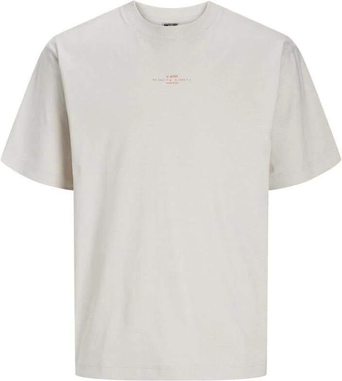 JACK & JONES CORE T-shirt JCOSOLARRIZE met backprint moonbeam