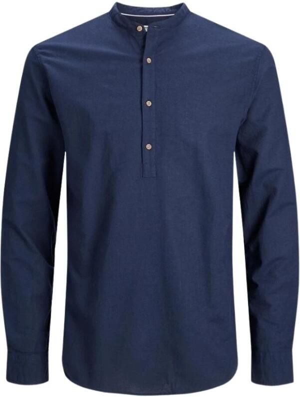 Jack & Jones Premium Slim fit vrijetijdsoverhemd met opstaande kraag model 'SUMMER' - Foto 2