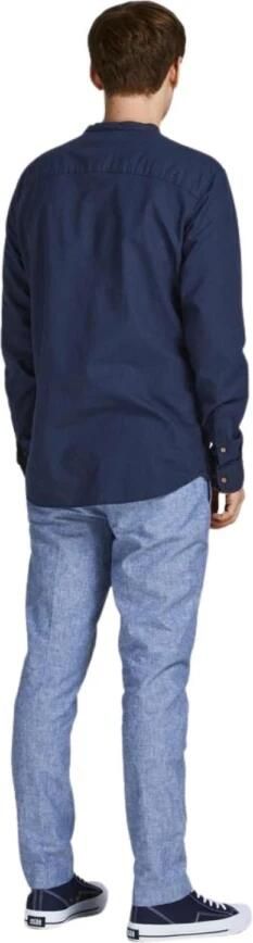 Jack & Jones Premium Slim fit vrijetijdsoverhemd met opstaande kraag model 'SUMMER' - Foto 3