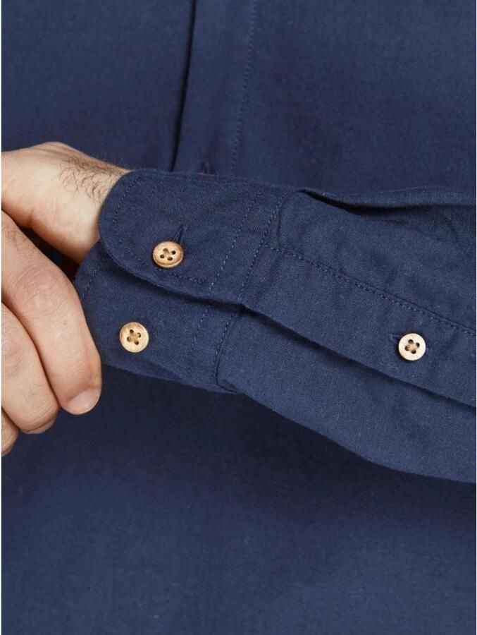 Jack & Jones Premium Slim fit vrijetijdsoverhemd met opstaande kraag model 'SUMMER'