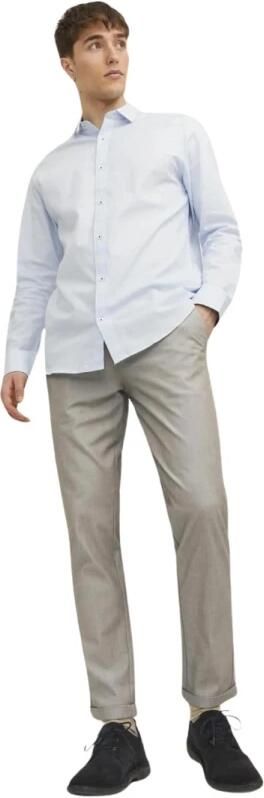 Jack & jones Slim fit stoffen broek in effen design model 'MARCO' - Foto 13