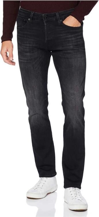 JACK & JONES JEANS INTELLIGENCE slim fit jeans JJIGLENN JJICON black denim - Foto 16