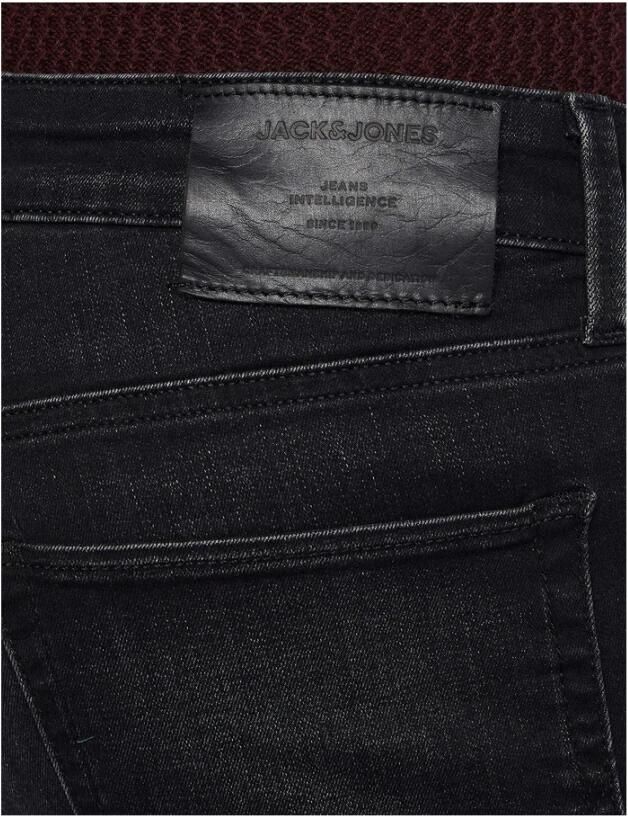 JACK & JONES JEANS INTELLIGENCE slim fit jeans JJIGLENN JJICON black denim - Foto 9