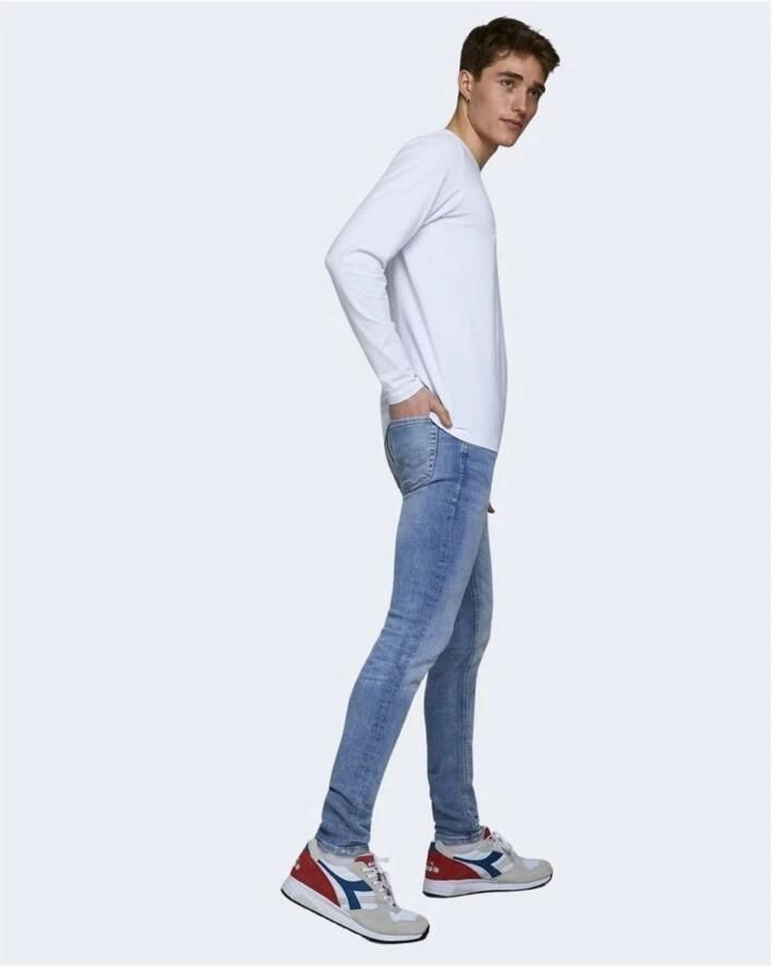 JACK & JONES PLUS SIZE slim fit jeans JJIGLENN JJORIGINAL Plus Size light denim 815 - Foto 8