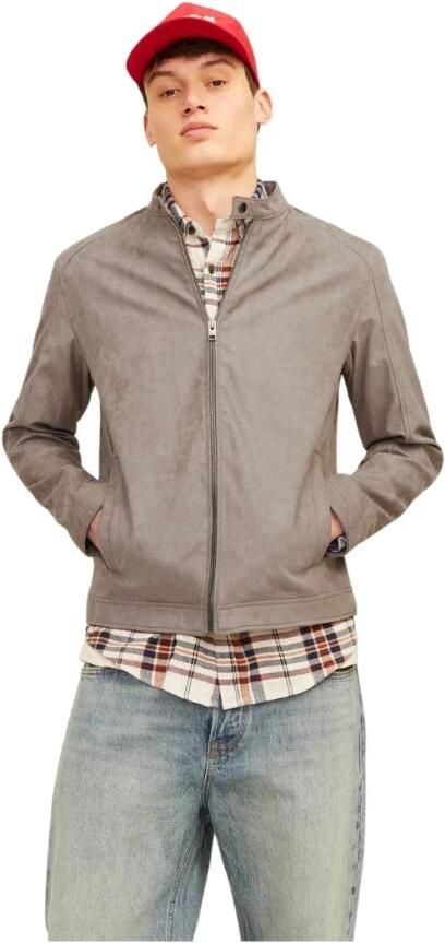 Jack & Jones Imitatieleren jack JJEDYLAN CLEAN JACKET NOOS