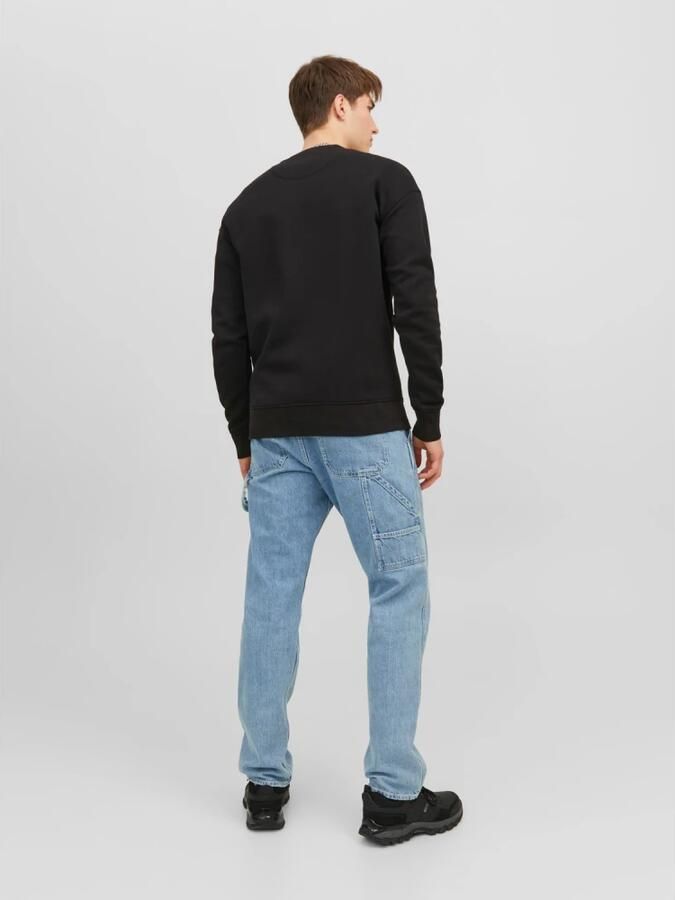 JACK & JONES ORIGINALS sweater JORVESTERBRO met printopdruk zwart - Foto 4
