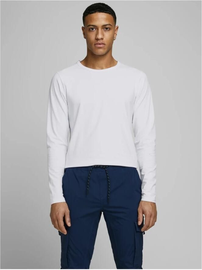 Jack & jones T-shirt met lange mouwen Jack Jones Basic o-neck White Heren - Foto 8