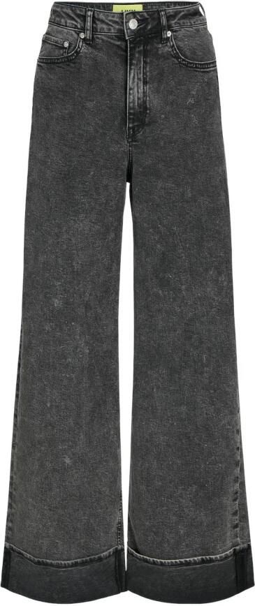 Jack & jones Tokyo Wide Fold Denim Jeans Gray Dames