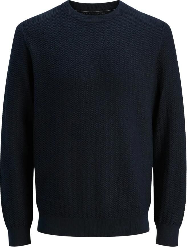 Jack & Jones Premium Gebreide pullover met structuurmotief model 'TRAVIS'