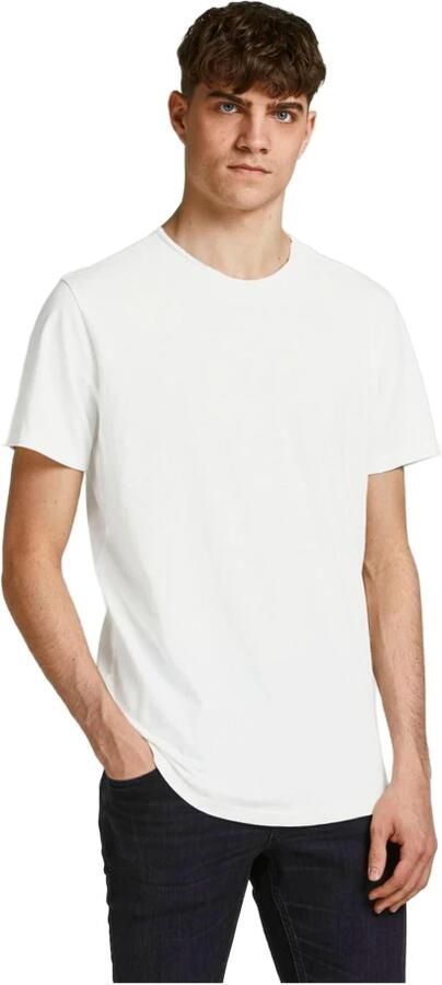 Jack & jones Organisch Katoenen Heren T-shirt Lente Zomer Collectie Beige Heren - Foto 2
