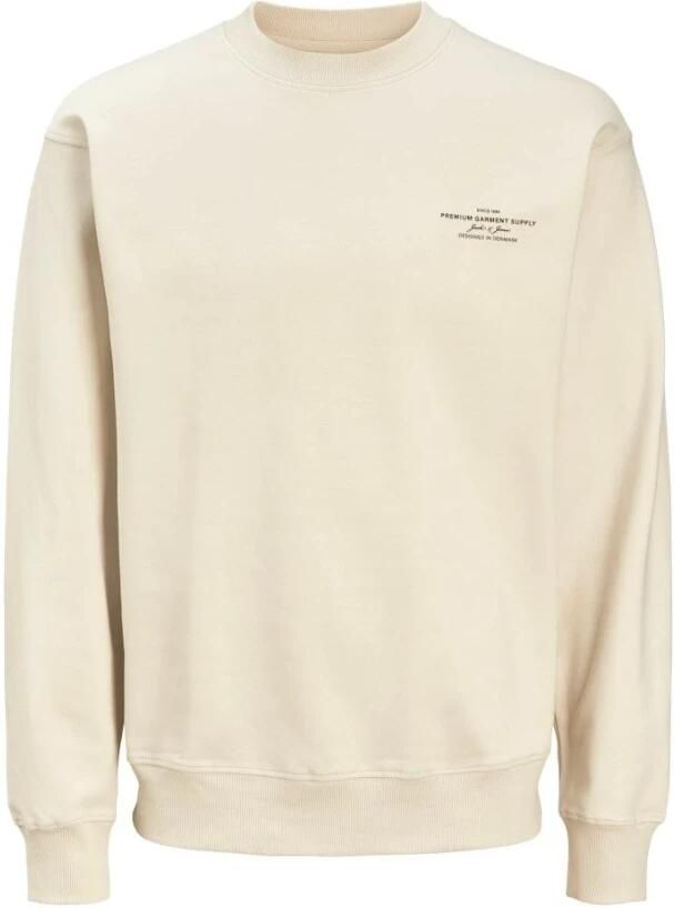 Jack & jones Zomer Zand Sweat Crew Neck Beige Heren