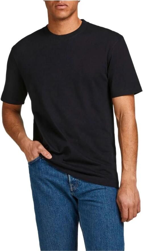 Jack & jones Jjerelaxed TEE SS O-Neck Noos 12190467 Black Heren