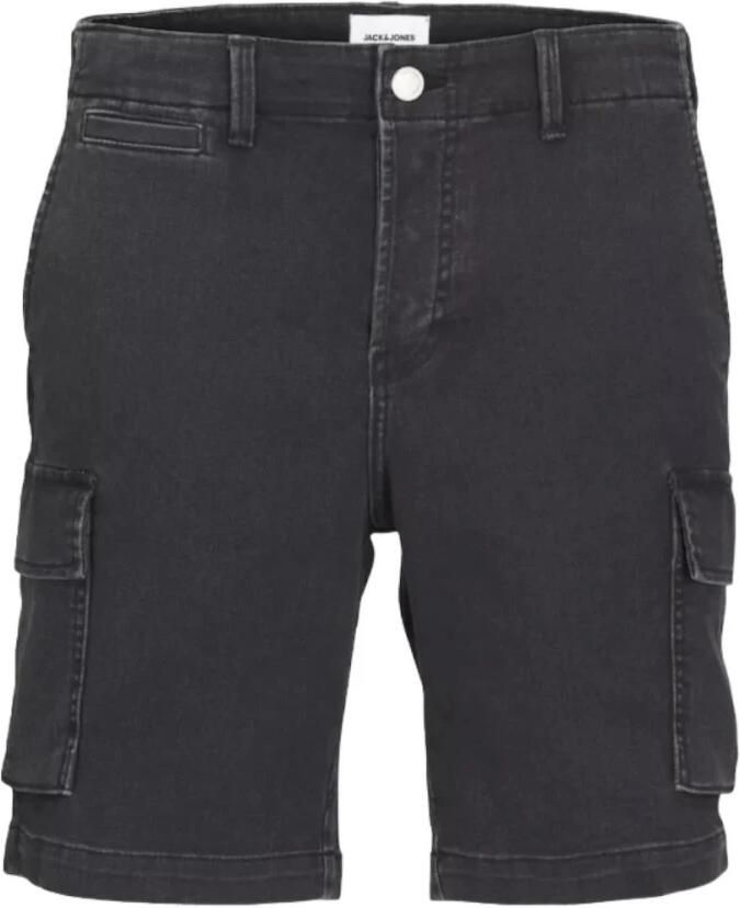 Jack & jones Zwarte Cargo Shorts Slim Fit Black Heren