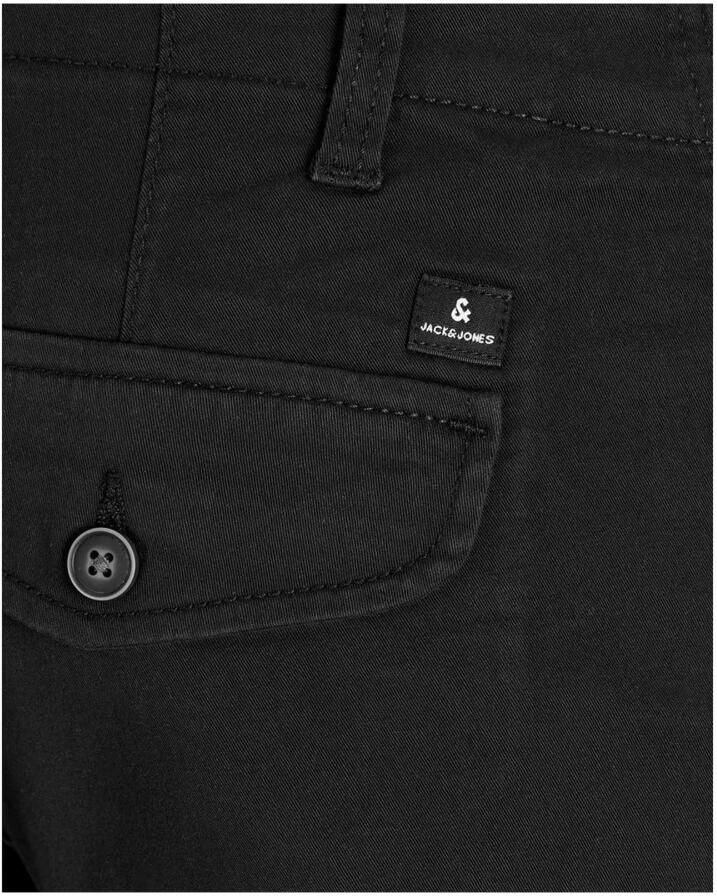 Jack & jones Klassieke Twill Stretch Broek met Smalle Zakken Black Heren - Foto 3