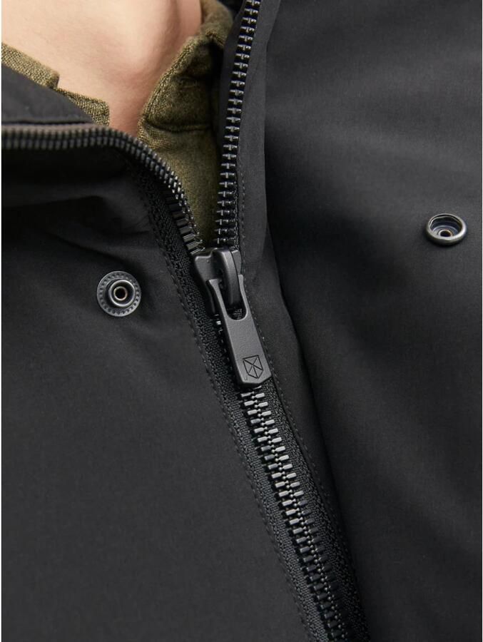 Jack & jones Zwarte Parka Jas voor Heren Black Heren - Foto 4