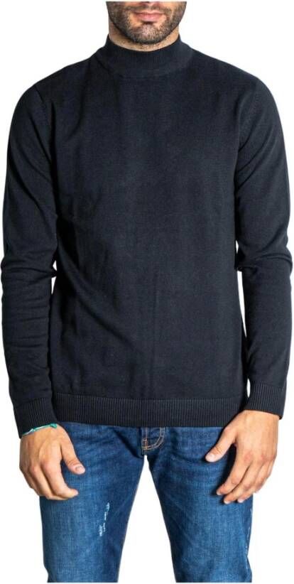 jack & jones Jack Jones Mens Knitwear Zwart Heren