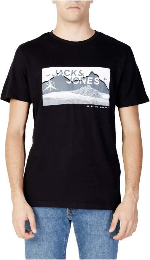 Jack & jones Jcobooster TEE SS Crew Neck 22 november 12225564 Black Heren
