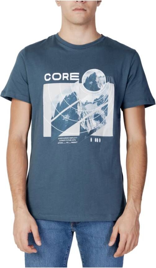 Jack & jones Jcobooster Tee SS Creweck 22ovember 12225564 Blauw Heren