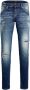 JACK & JONES JEANS INTELLIGENCE slim fit jeans JJIGLENN JJFOX blue denim 740 - Thumbnail 2