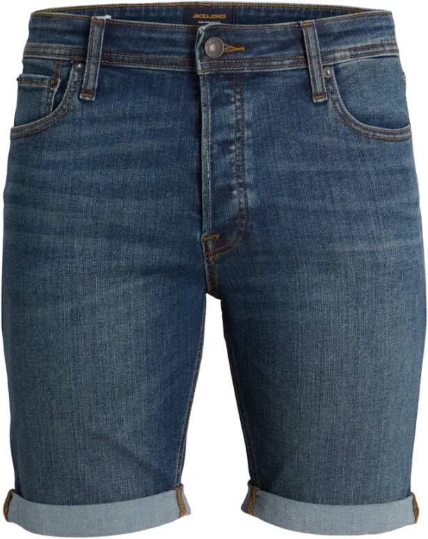 JACK & JONES JEANS INTELLIGENCE regular fit short JJIRICK blue denim