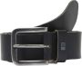 Jack & jones Lederen riem Flag Black Heren - Thumbnail 1