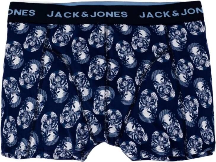 Jack & jones Jachanni Skulls Trunks 3 Pack 12222544 Blauw Heren