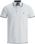 Jack & jones Slim fit poloshirt met logostitching model 'PAULOS' - Thumbnail 4