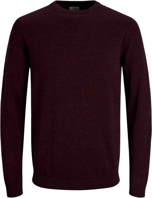 jack & jones Round-neck Knitwear Paars Heren