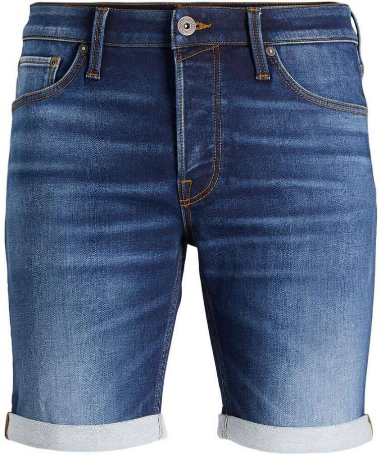 JACK & JONES JEANS INTELLIGENCE regular fit jeans short JJIRICK JJICON 835 blue denim - Foto 5