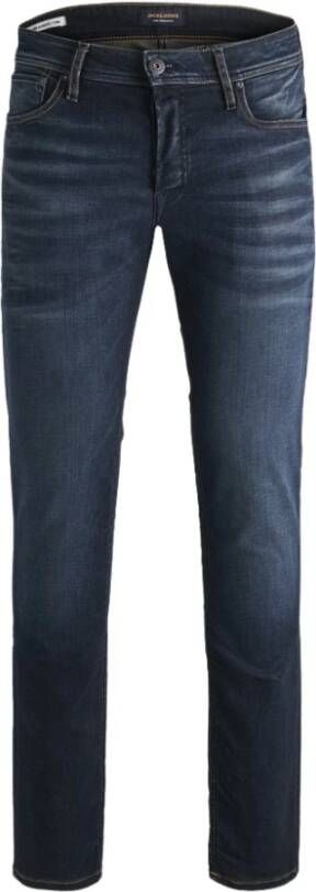 jack & jones Slim-fit Jeans Blauw Heren