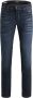 JACK & JONES JEANS INTELLIGENCE slim straight fit jeans JJITIM JJORIGINAL blue denim - Thumbnail 3