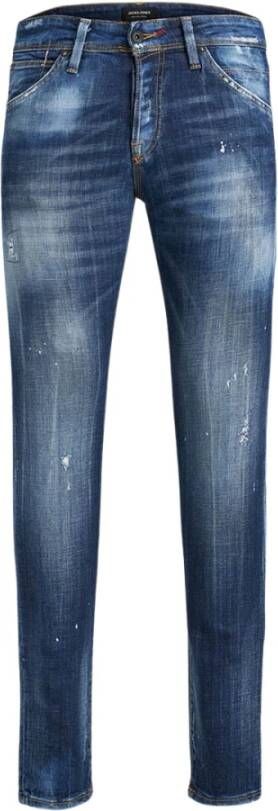 Jack & jones Slim-fit Jeans Blauw Heren