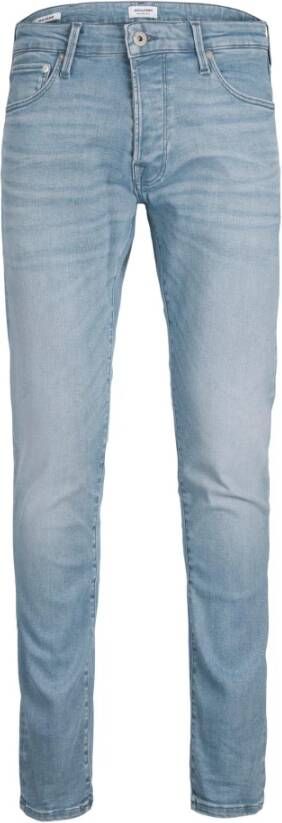 JACK & JONES JEANS INTELLIGENCE slim fit jeans JJIGLENN blue denim - Foto 2