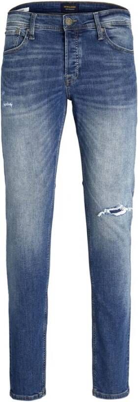 JACK & JONES JEANS INTELLIGENCE slim fit jeans JJIGLENN JJORIGINAL ra 094 blue denim - Foto 12