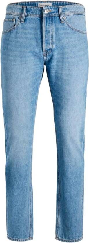 jack & jones Straight Jeans Blauw Heren