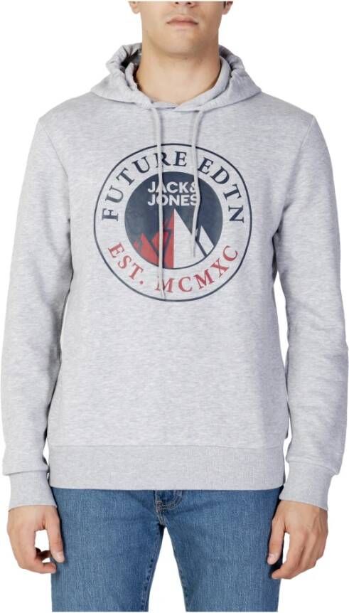 Jack & jones Jcoisiah zweetkap fst 12225466 Grijs Heren