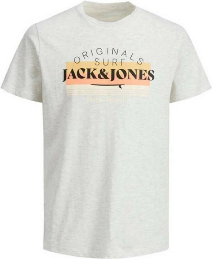Jack & jones T -shirt 12188501 Grijs Heren