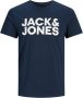 JACK & JONES ESSENTIALS T-shirt JJECORP met logo donkerblauw - Thumbnail 2